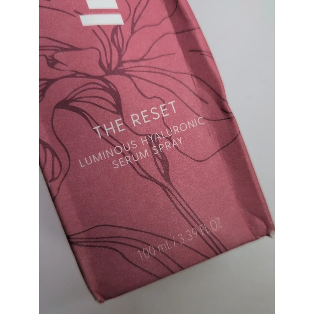 NIB😍Iris & Romeo The Reset Face Mist Luminous HyaluronicAcid Serum Spray 3.39oz